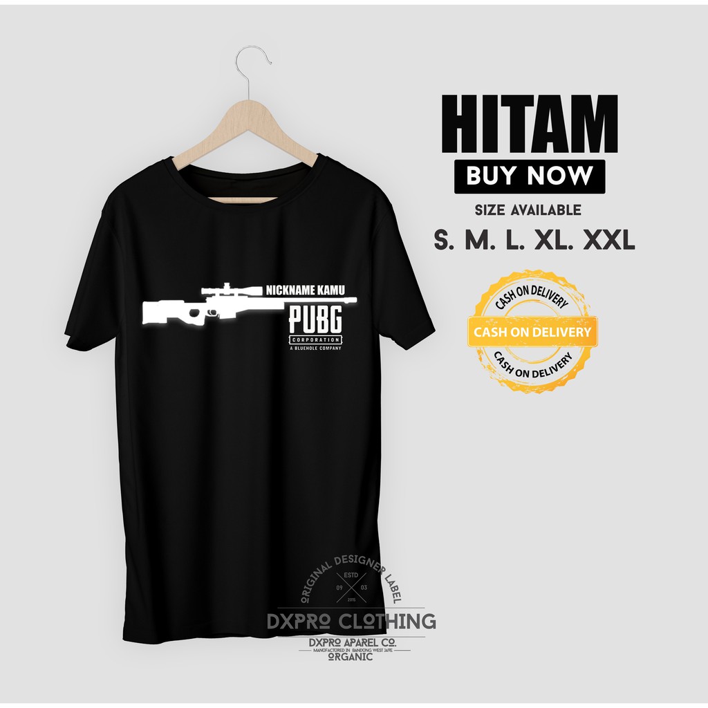 Kaos Baju PUBG AWM ARMY Shopee Indonesia