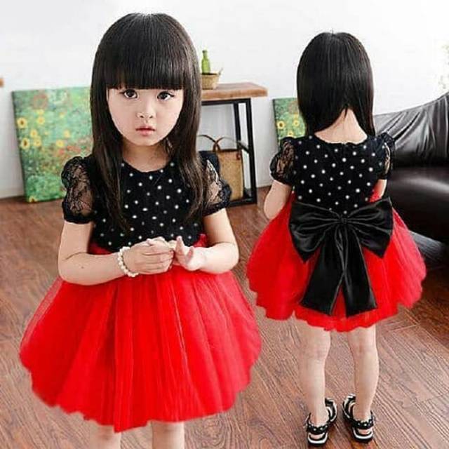 Dress Gaun Anak Cewek SANNSAN Dress Pesta Anak Gaun Pesta 