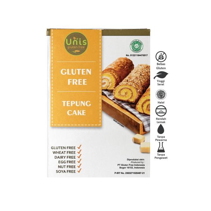 

Unis Gluten Free, Tepung Cake (Kue) Bebas Gluten (500 gram)