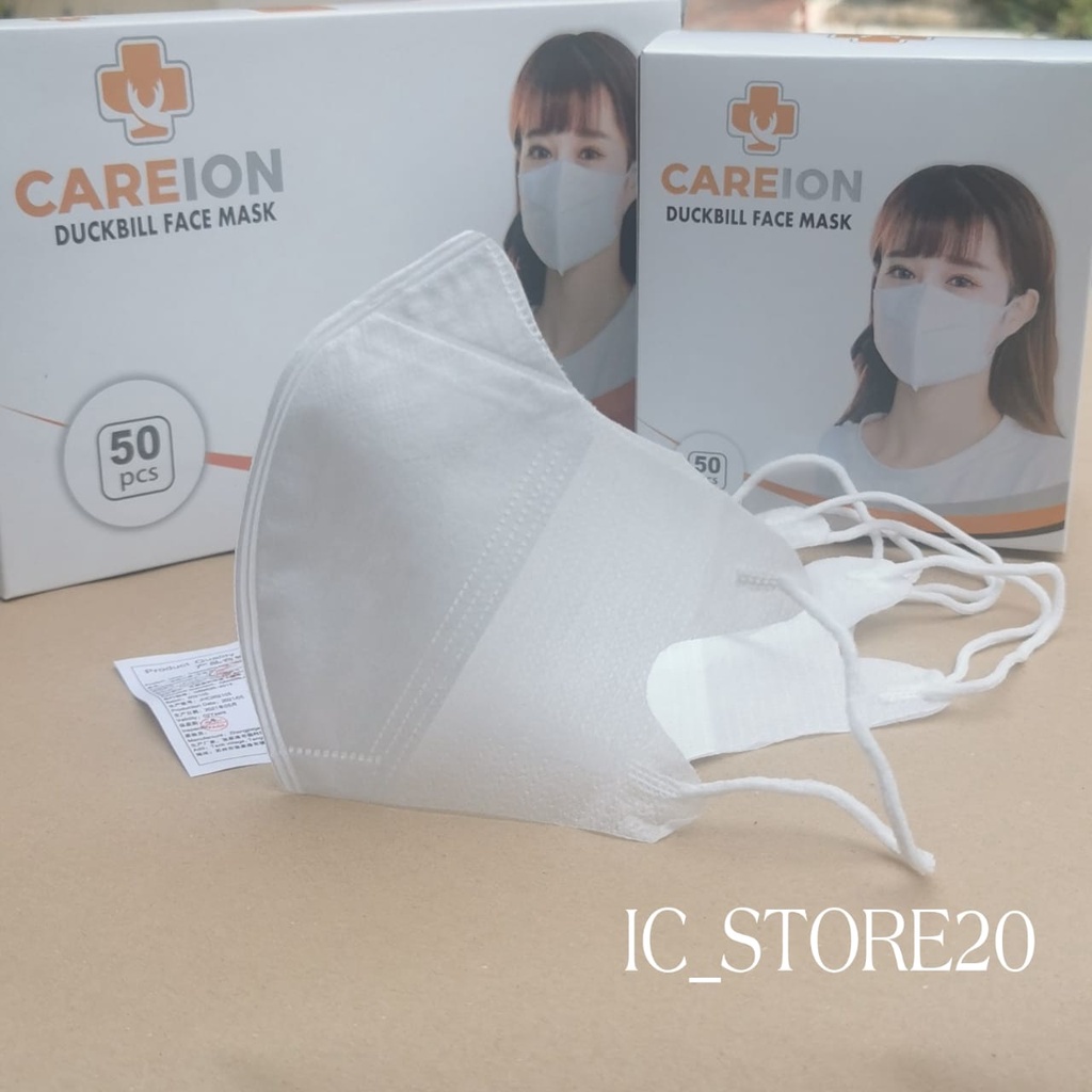 MASKER DUCKBILL ISI 50 PC / DUCKBILL FACE MASK CAREION ALKINDO