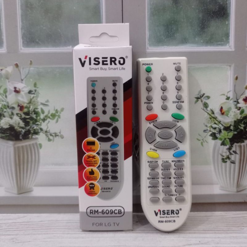 Remote TV LED LCD Visero berbagai merk TV