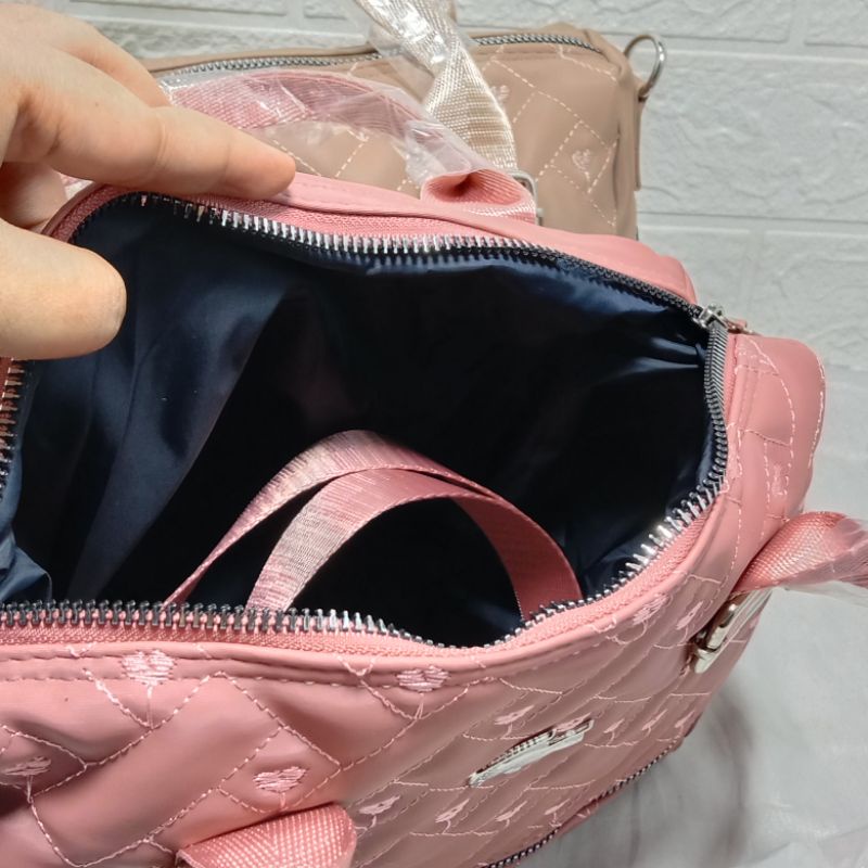 Tas Selempang wanita Speedy tabung kokola bordir sling bag style korea