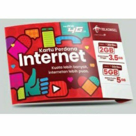 KARTU PERDANA + KUOTA DATA INTERNET