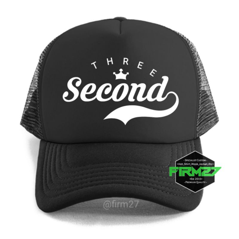 Topi 3 Second - Topi Three Second Trucker