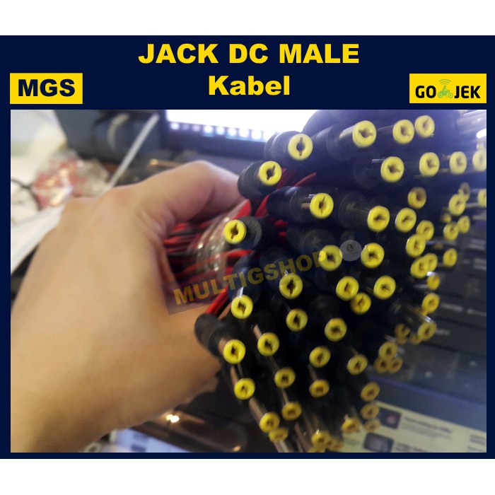 10Pcs Jack DC Male Kabel