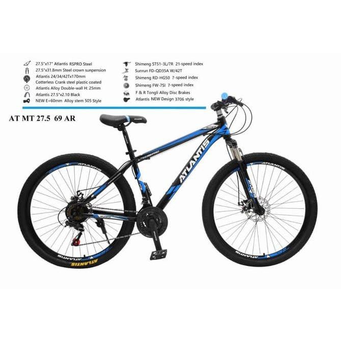 Sepeda MTB 27.5 Atlantis discbrake