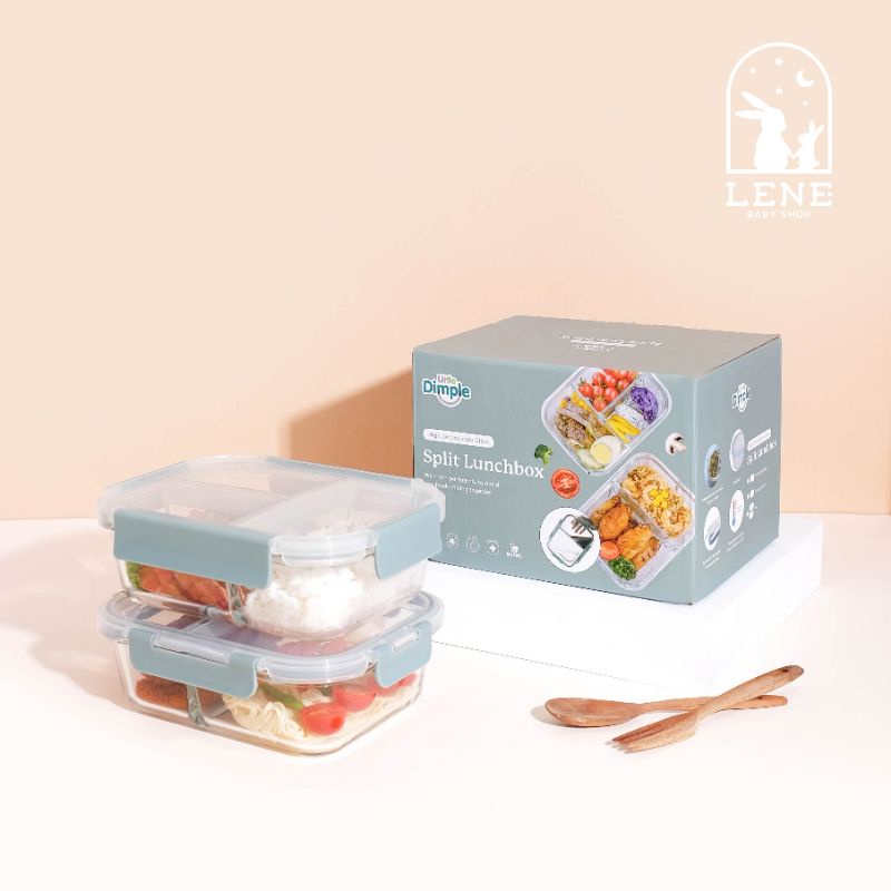 Little Dimple Split Lunch Box (3 pilihan) 2 warna