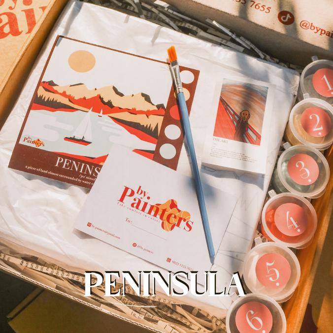 

TERBARUU!! Paint By Number Peninsula | ByPainters | Painting Set | 20x20cm Kanvas SALE