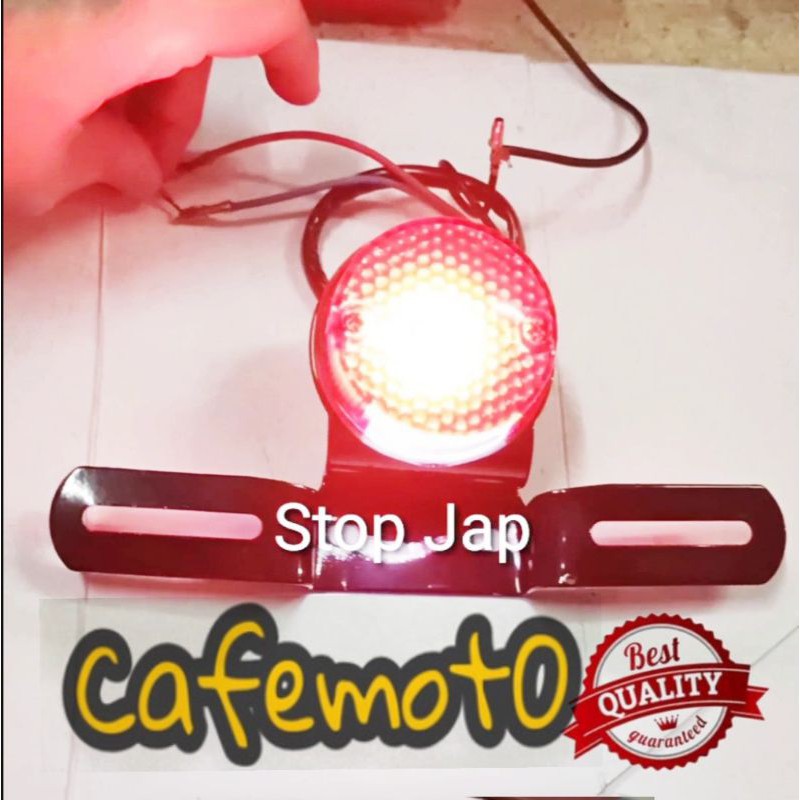 Lampu stop rem custom besi bulat japstyle cb japs klasik modern
