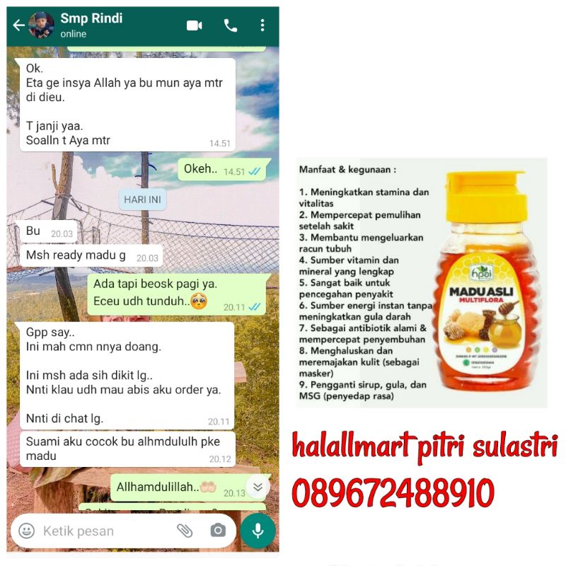 

madu asli multyflora HNI