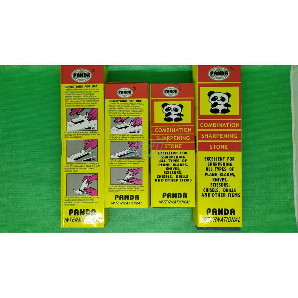 Batu Asahan Panda Besar & Kecil / Batu Asah / Gosok Panda / Asah Pisau