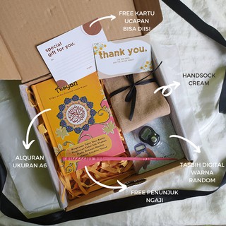 Hampers Hadiah Kado Gift Box Muslimah Cewek Quran Handsock Murah