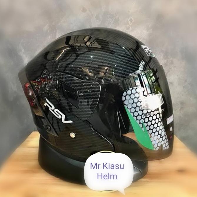 Helm Rsv Windtail Black Edition Motif Carbon Spoiler Agv Pista Corsa