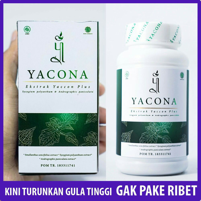 Yacona Herbal Antidiabetik Obat Diabetes Herbal Tanaman Ampuh Da