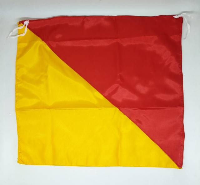 Bendera Semapor Pramuka Bendera Semapur Bendera Morse Bendera Semaphore Ecer Satuan 1pcs