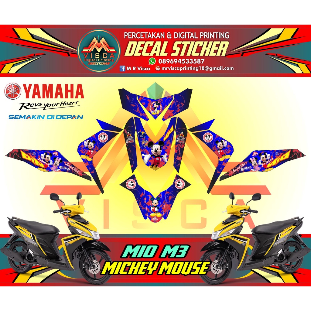Decal mio m3 fullbody decal yamaha mio m3 fullbody