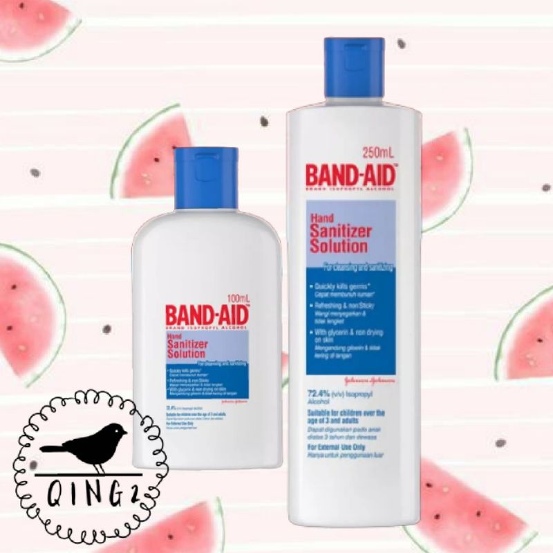 BAND-AID Hand Sanitizer Solution 100ml / 250ml