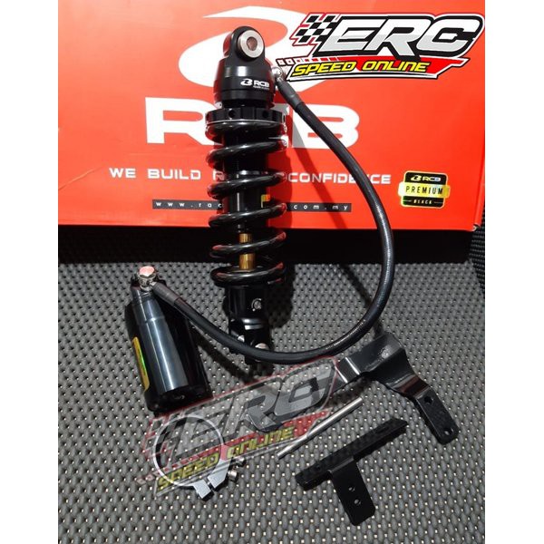 SHOCK RCB DB 2 LINE BLACK VIXION - R15