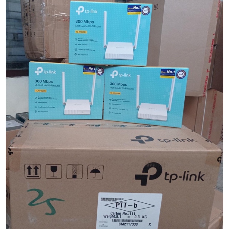 TP-LINK TL WR 820N 300mbps Wifi/Wireless Router 1dus