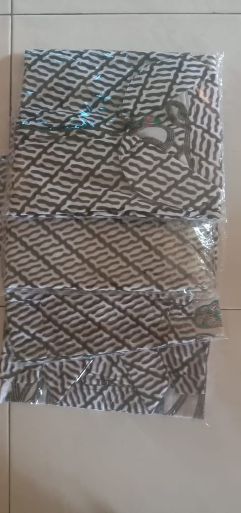 Batik Couple Keluarga Sania Ruffle Ori Ndoro Jowi Dnt Morena