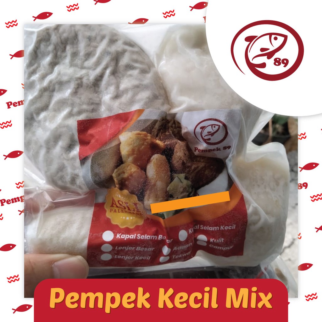 

PEMPEK KECIL MIX ISI 5 PCS - PEMPEK PALEMBANG ASLI - PEMPEK 89