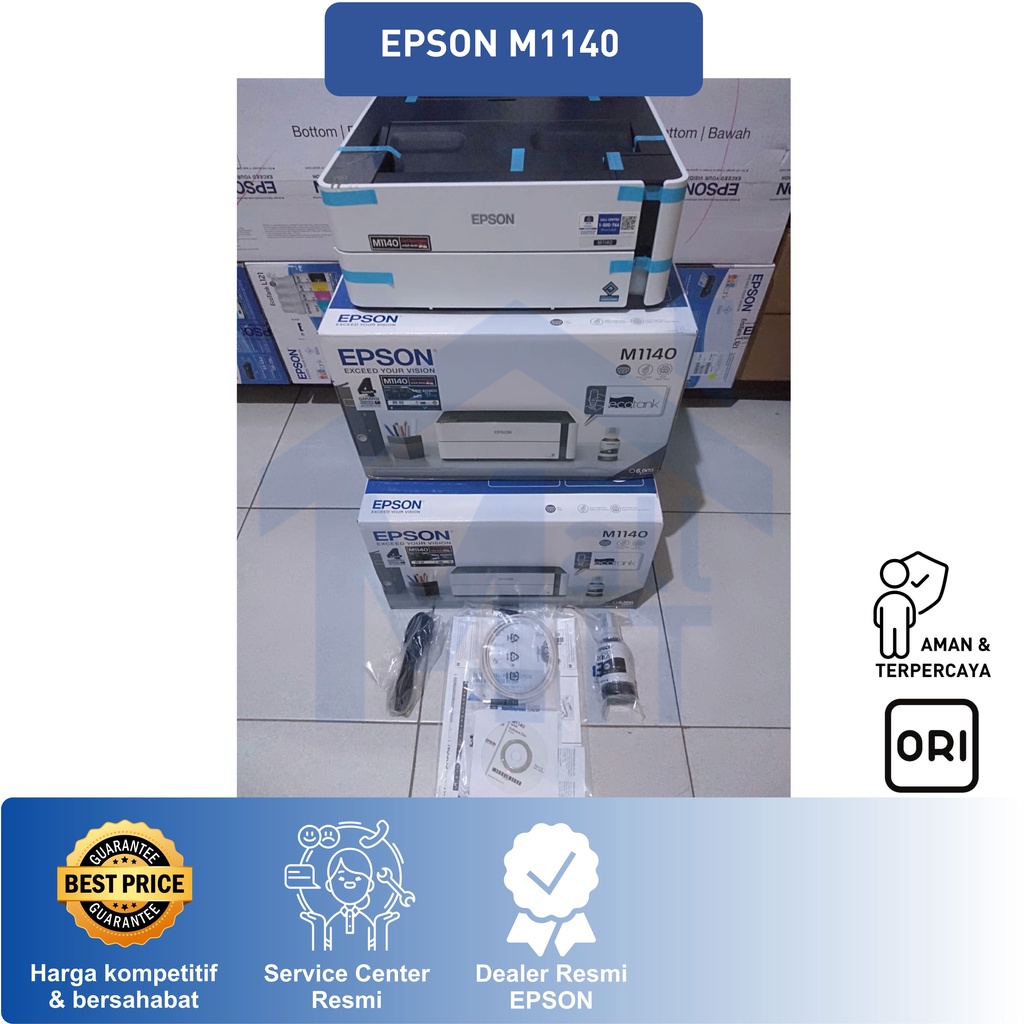 PRINTER EPSON M1140 M-1140 M 1140 PIGMENT MONOCHROME DUPLEX F4 Legal