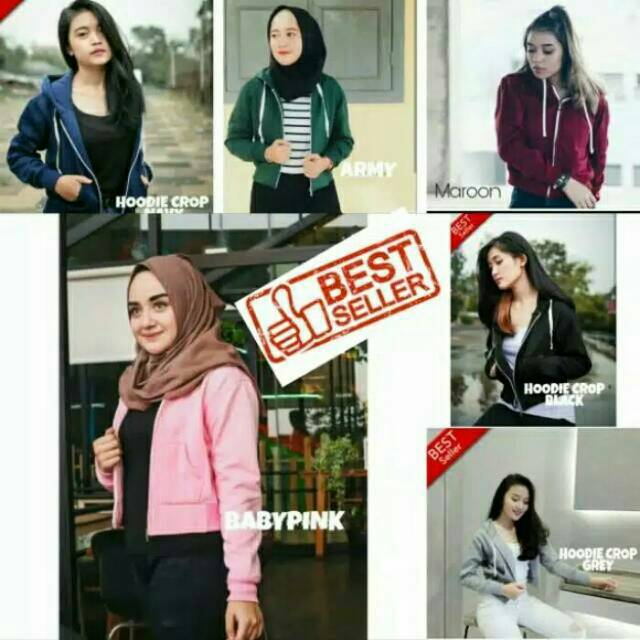 Hodie Xiomi/ Jaket Xiomi / Sweater crop xiomi bahan babyterry