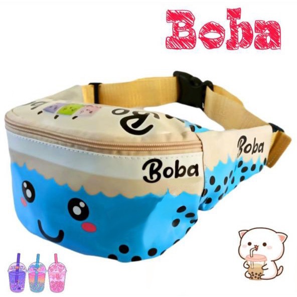 GGS COD Tas Selempang Waistbag Boba Anak / Tas kekinian Boba / Tas Bahu Anak Boba