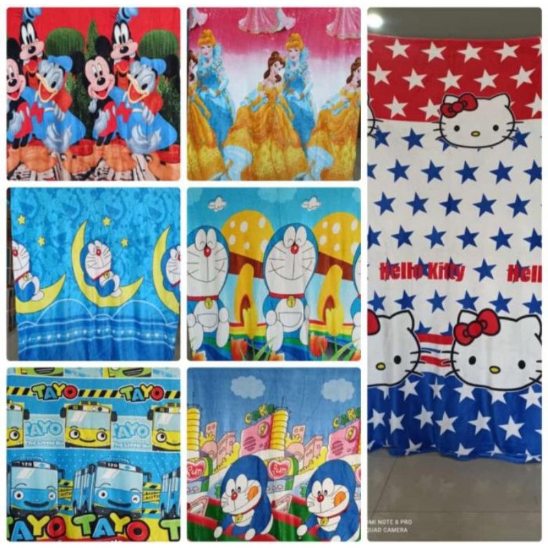 Selimut Bulu Tebal Karakter