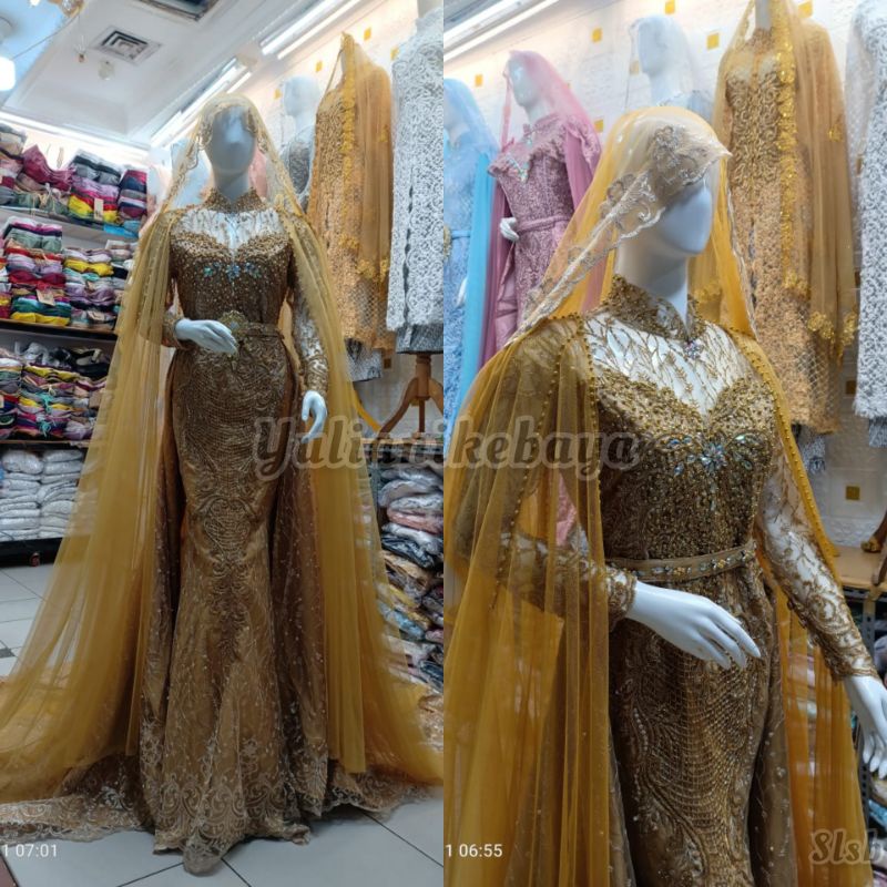 GAUN PENGANTIN SLIM PAYET MEWAH// BAJU AKAD
