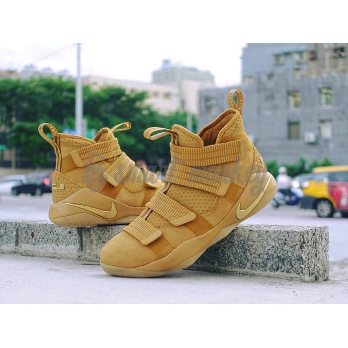 Termurah Nike Lebron James XI 11 Soldier Wheat Brown Original