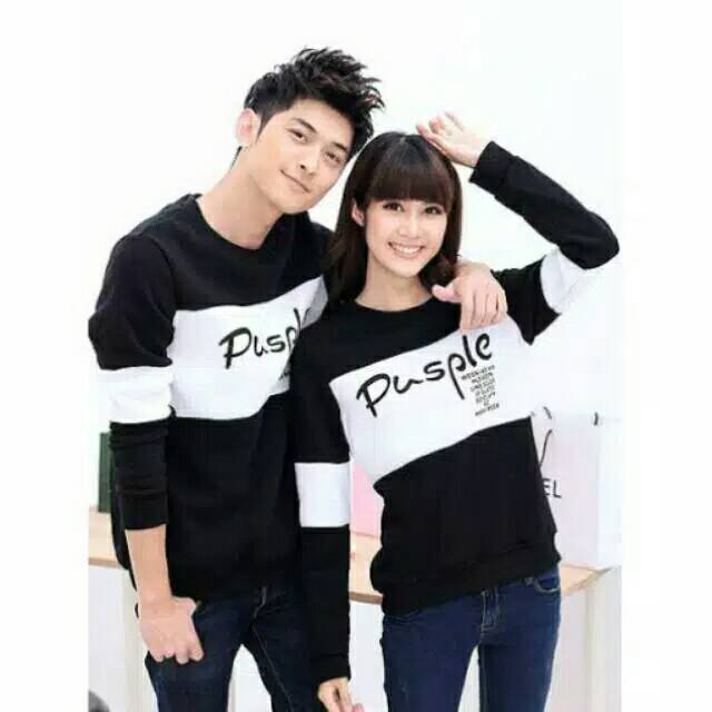 Couple kaos lengan panjang
