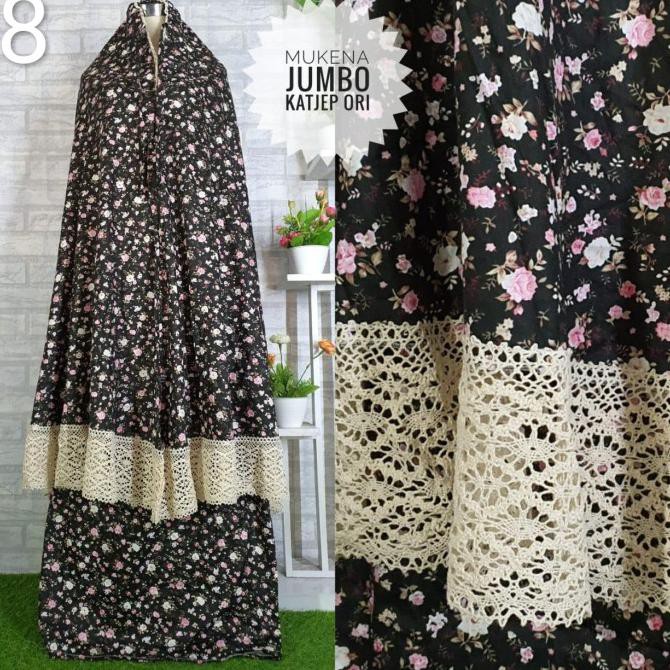 Ori&Terjamin Mukena Jumbo Katun Jepang Ori