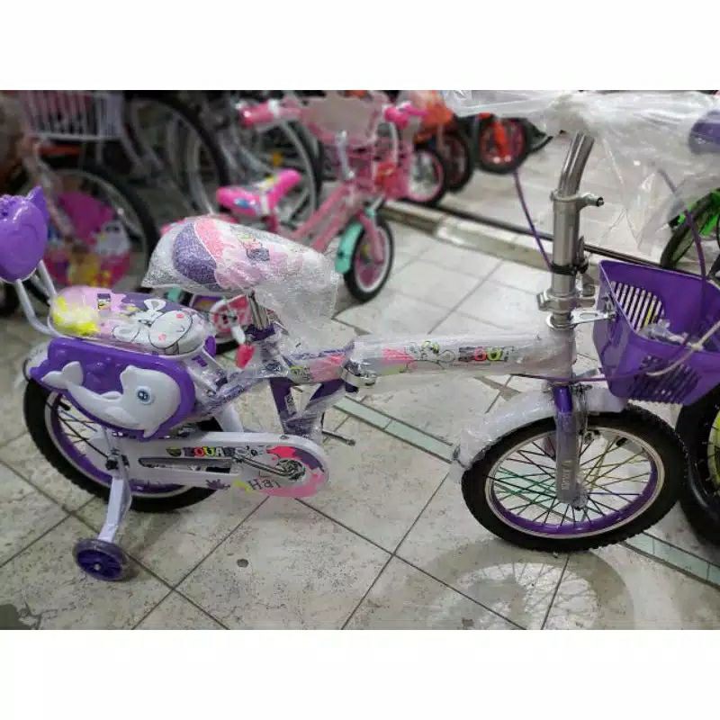 Kouan  Folding sepeda lipat anak 12 16 inci usia 4-10 tahun