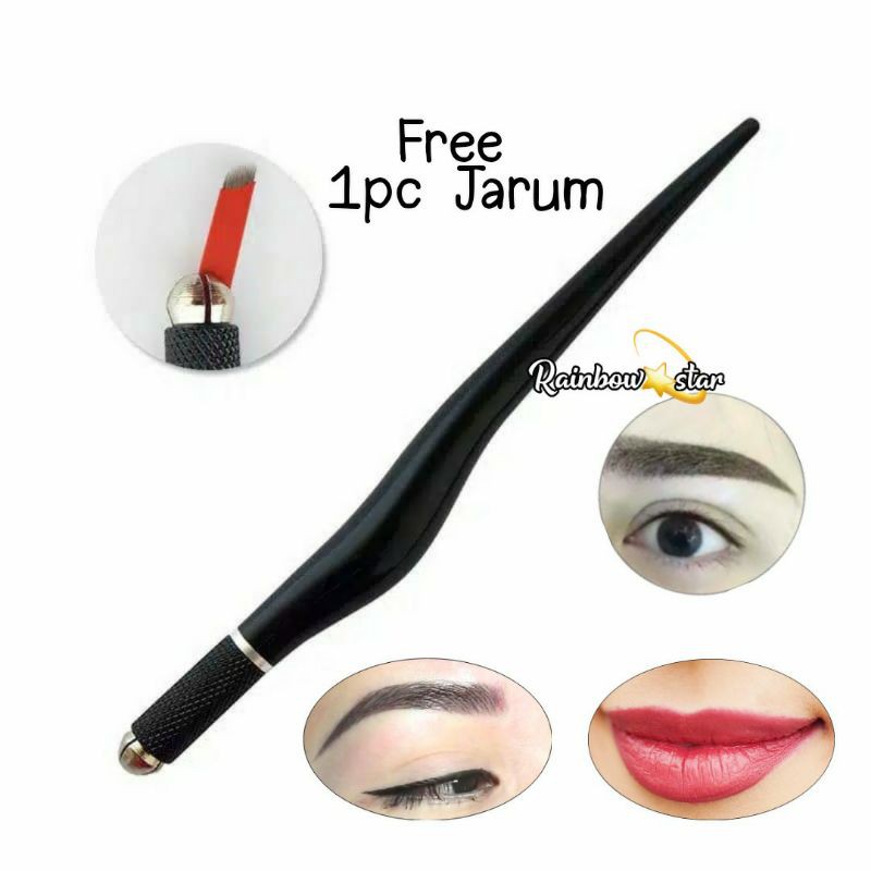 Pen sulam alis bibir / alat microblading / manual pen tattoo eyebrow