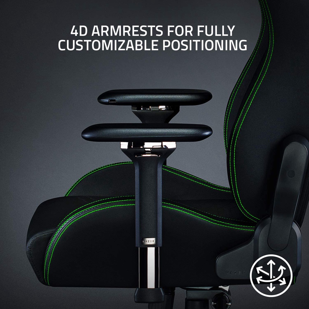 Razer Iskur Gaming Chair with Built-in Lumbar Support Kursi Gaming