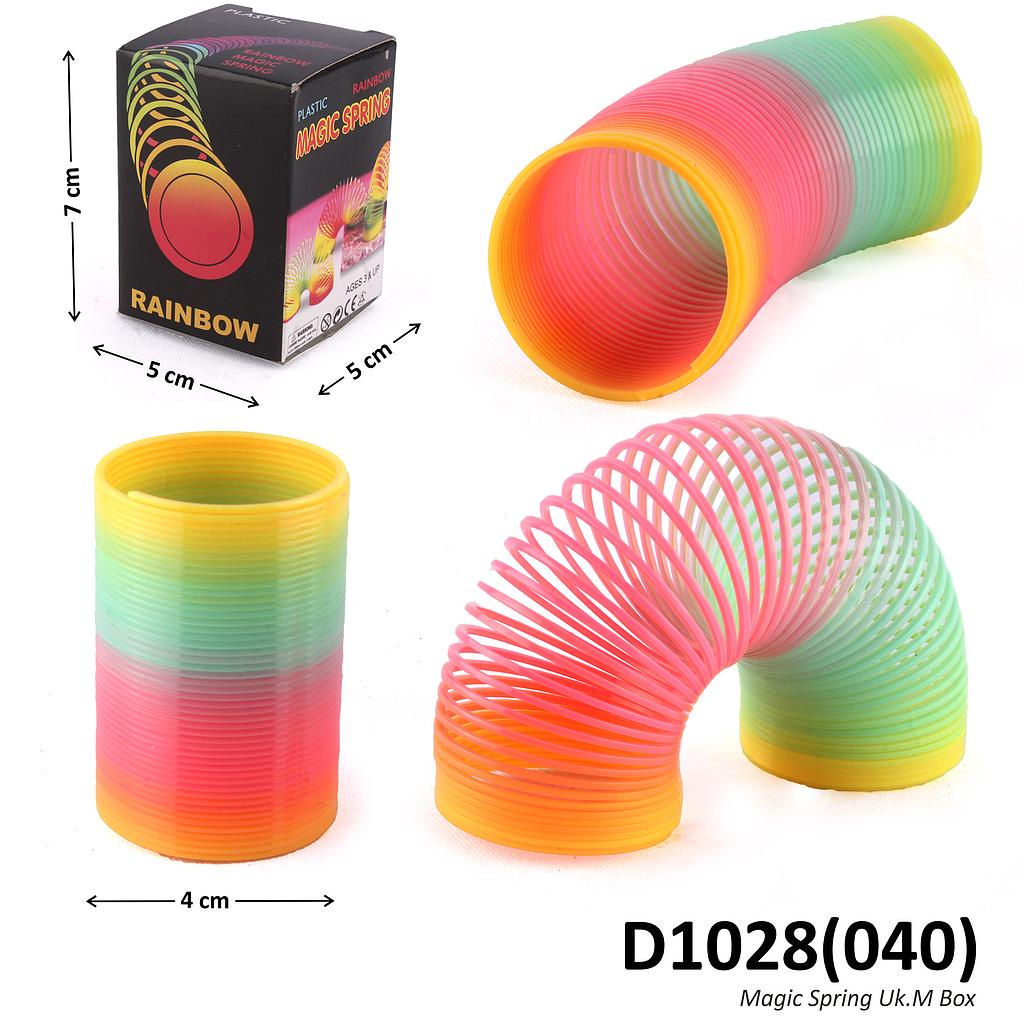 Rainbow Magic Spring Mainan Plastic Magic Spiral Rainbow