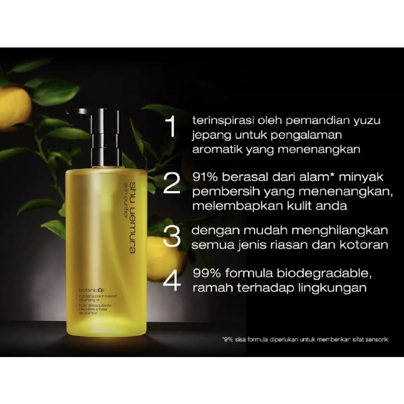 Shu Uemura Cleansing Oil Skin Purifier Ultime - Anti Oxi - Botanic 50ml