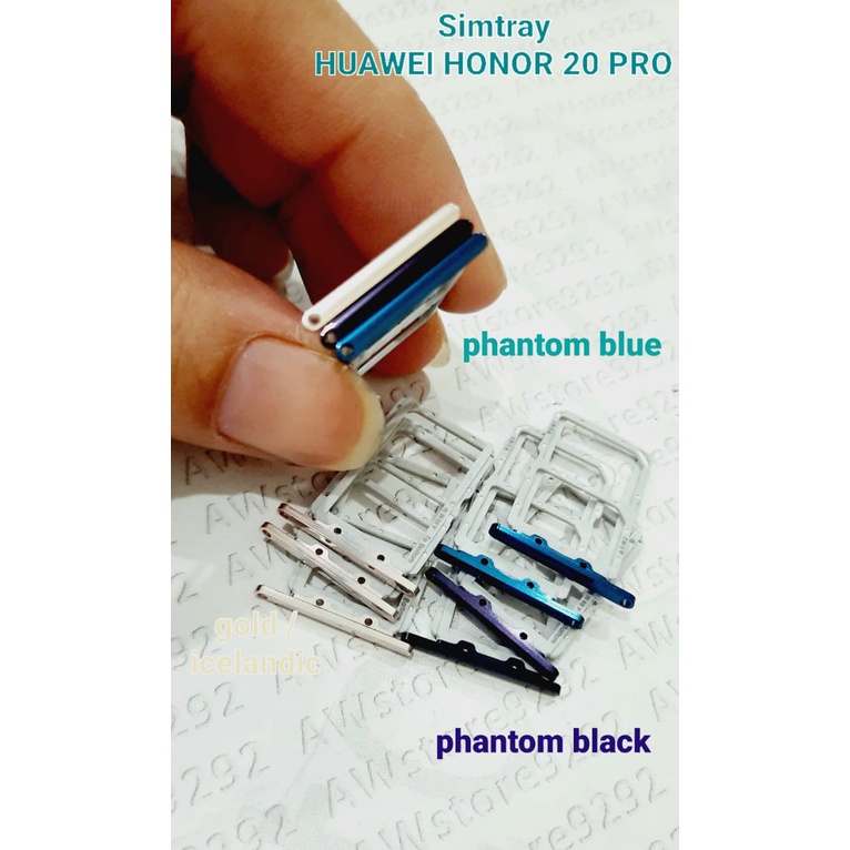 Slot Tempat Dudukan Kartu Simcard Sim card Lock Simtray Sim Tray HUAWEI HONOR 20 PRO