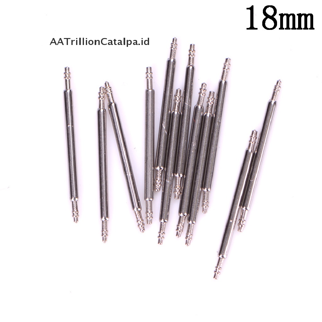 50 Pcs Alat Perbaikan Tali Jam Tangan Bahan Stainless Steel Ukuran 8-22mm