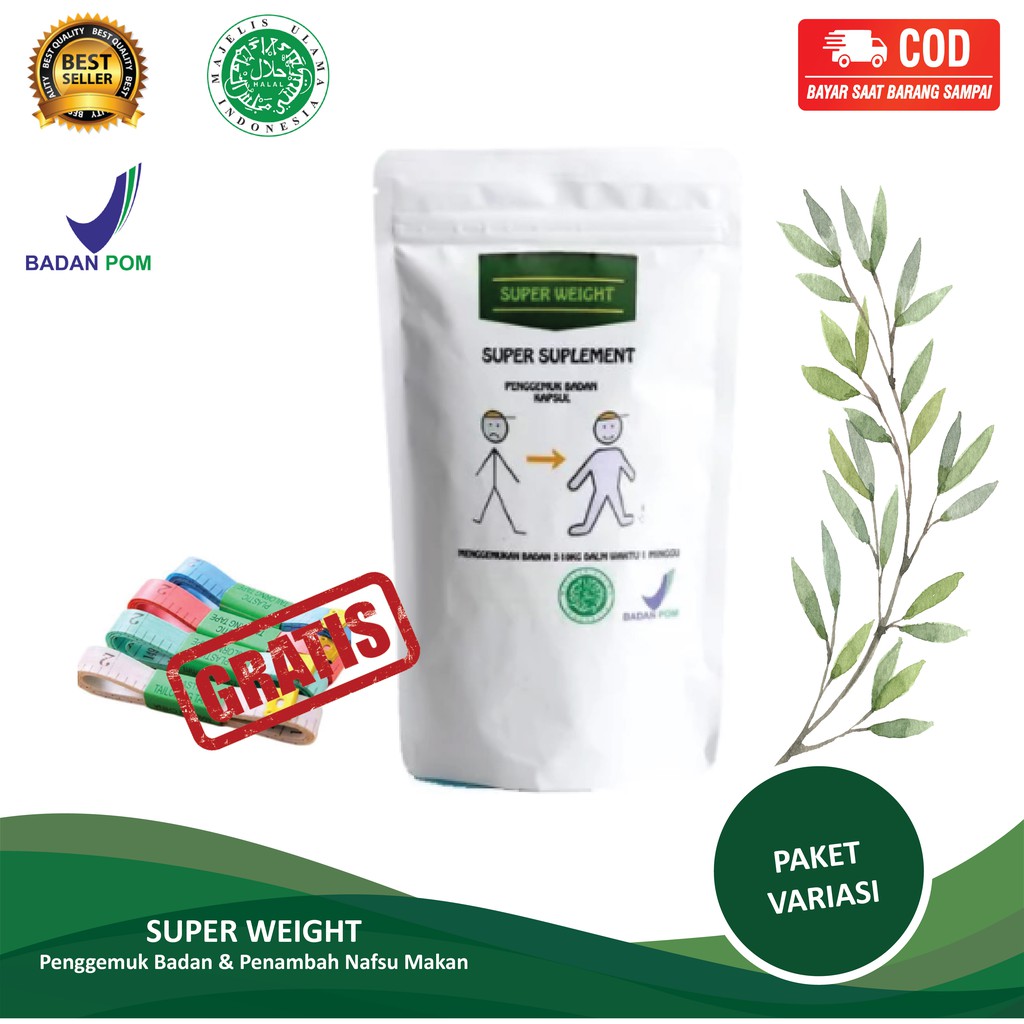 [BISA COD] SUPER WEIGHT GAIN ORIGINAL PENGGEMUK BADAN TERBUKTI MENAMBAH - MWGAIN EXTRA STRONG Master