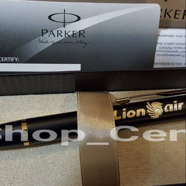 

Pulpen PARKER IM Original Custom Ukir LION AIR Bisa Request Logo Sendiri