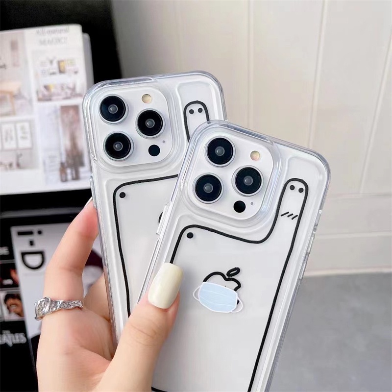 Hard case Bahan Akrilik Untuk iPhone 14 Pro max 13 12 11 Pro max 14 Plus