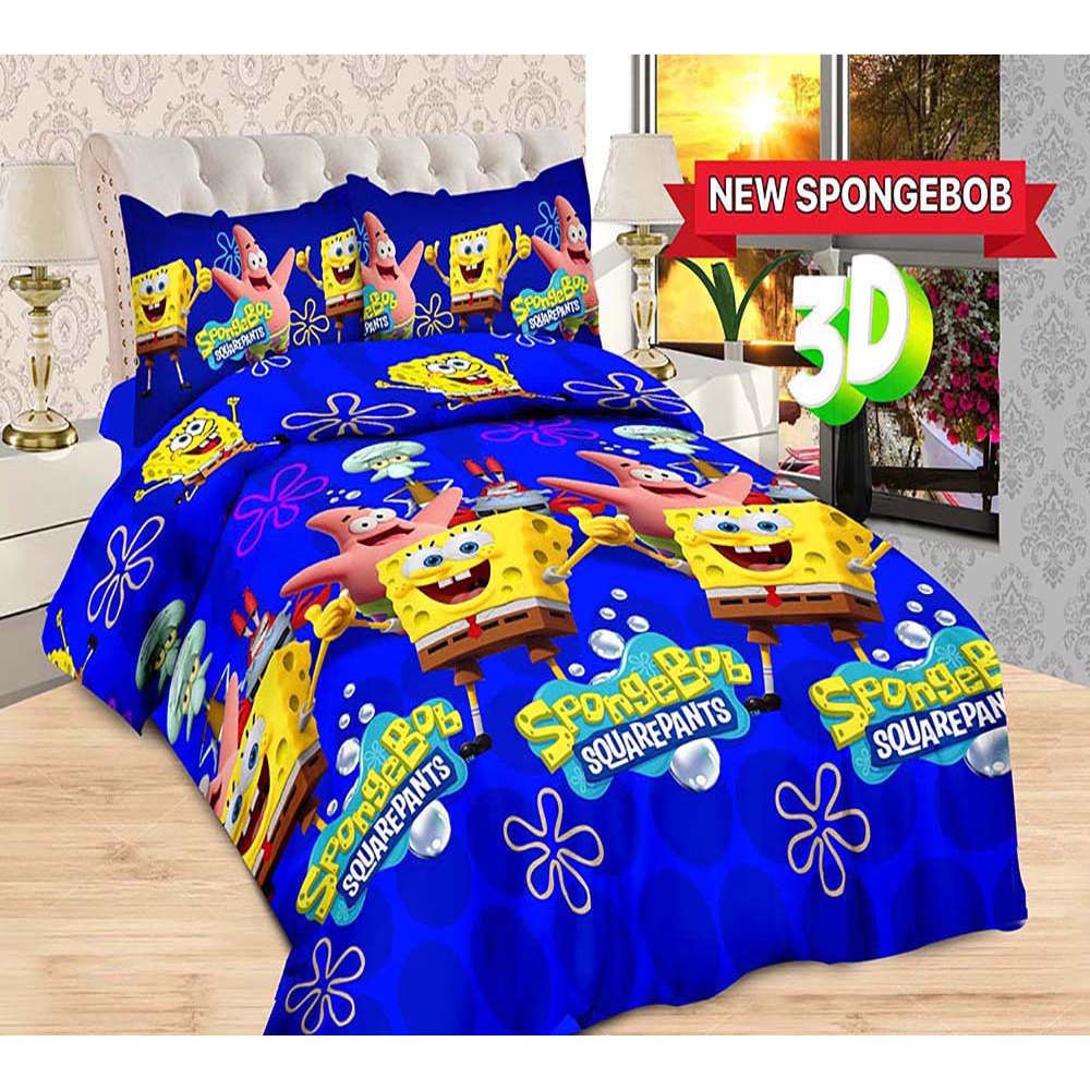 Sprei Bonita Sorong Single 120 x 200 cm Best Seller Terbaru Promo - NewSpongebob