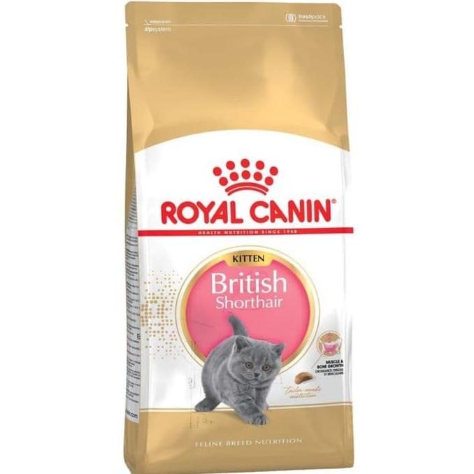 ROYAL CANIN BRITISH SHORTHAIR 2KG KITTEN -MAKANAN KERING KUCING RAS RER65454FR