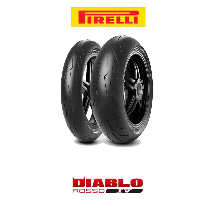 Ban Set Depan Belakang Pirelli Diablo Rosso IV 120/70 & 190/55