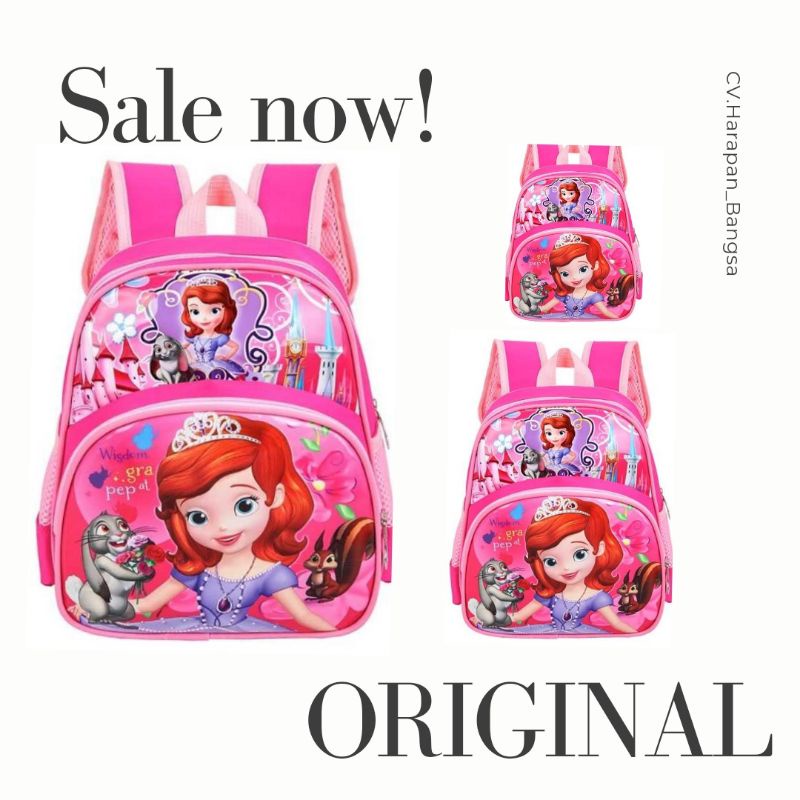(ORIGINAL)SUNEIGHT Tas Ransel Sofia The First - B307
