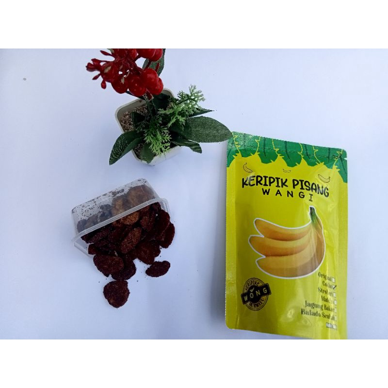 

keripik pisang wangi coklat