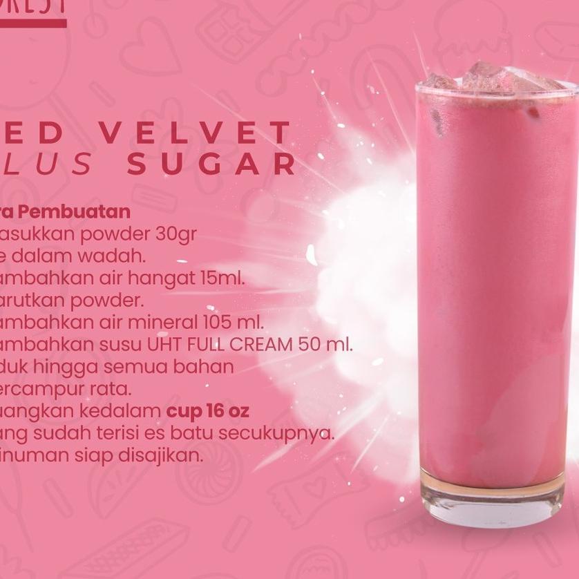 

KBW Bubuk Minuman RED VELVET Powder 1000g PLUS GULA - Forest Bubble Drink ☣➷ (Produk Keren)