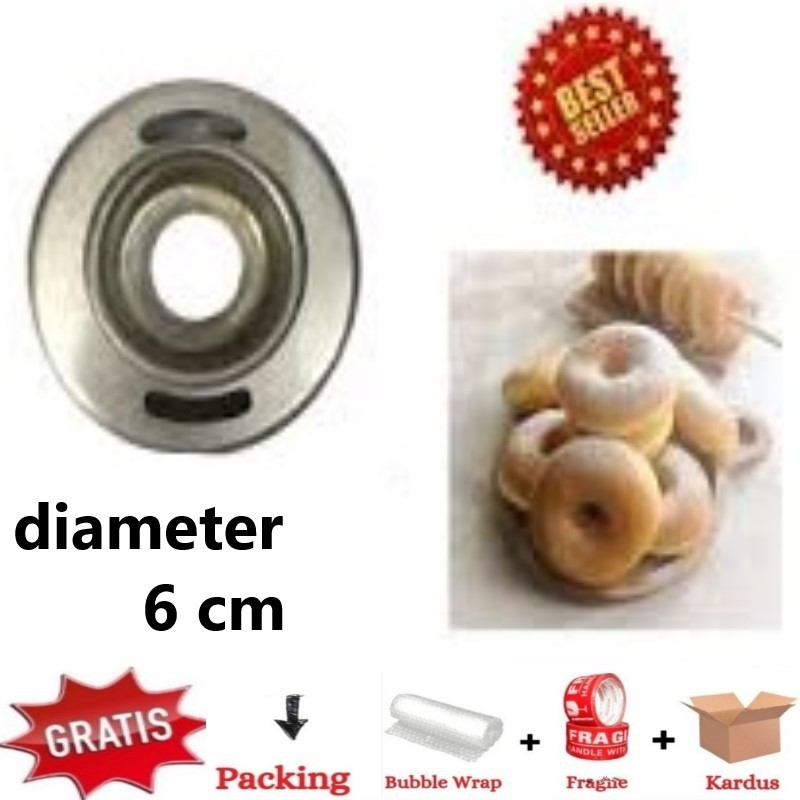 cetakan donat donut bulat / loyang donat donut bulat / cetakan donat ukuran kecil besar